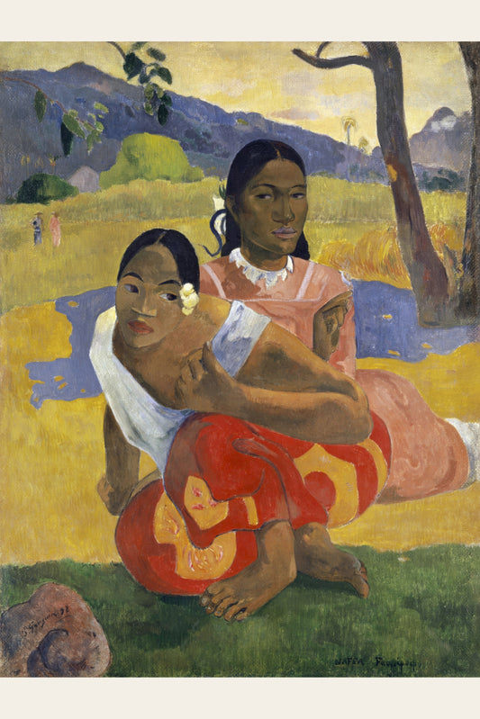 Tablou decorativ - Cand te mariti (dupa Paul Gauguin)