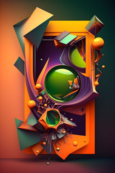 Tablou decorativ - Abstract Culori