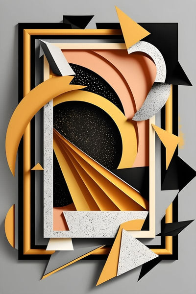 Tablou decorativ - Abstract Gold