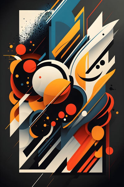 Tablou decorativ - Abstract in Cercuri