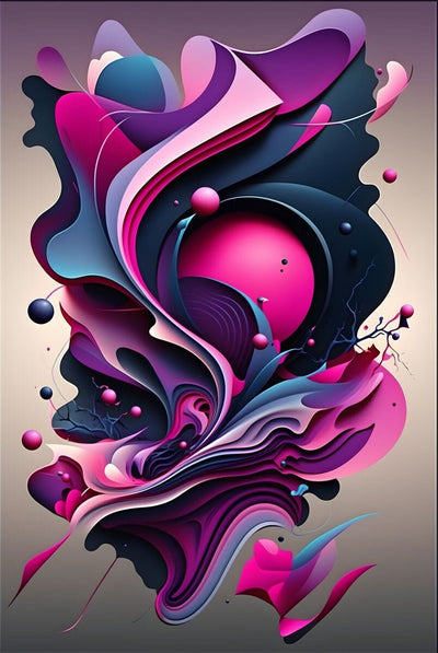 Tablou decorativ - Abstract of Pink
