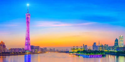 Tablou decorativ - Apusul in China