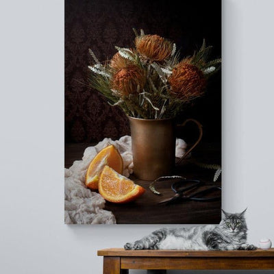 Tablou Canvas - Arta pe masa