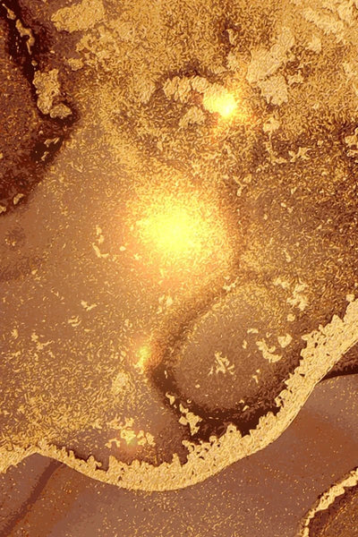 Tablou decorativ - Auriu Abstract 1