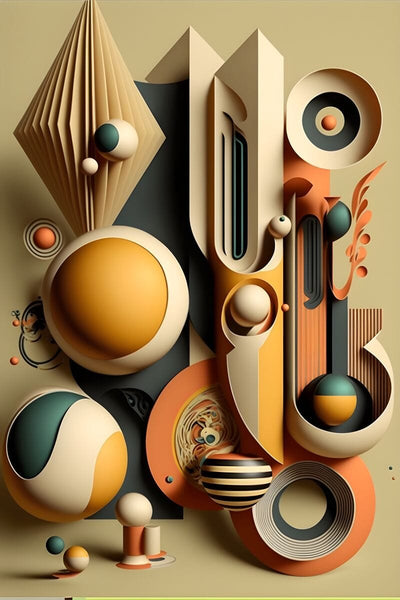 Tablou decorativ - Bile Abstracte Elegante