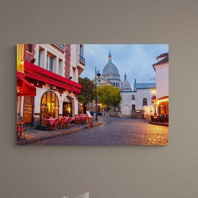 Tablou Canvas - Bistro Montmartre Paris