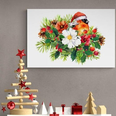 Tablou decorativ - Buchet de Craciun Elegant