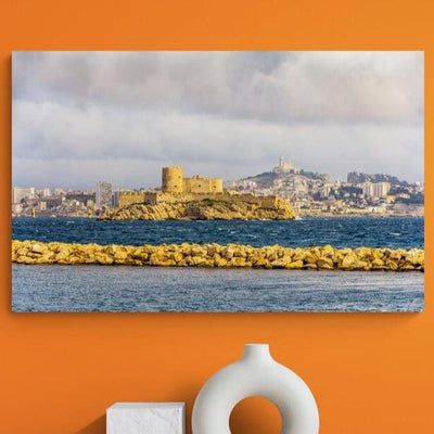 Tablou Canvas - Castelul Notre Dame de la garde Franta