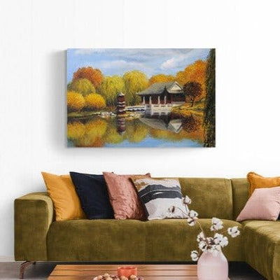 Tablou canvas - Casuta in natura