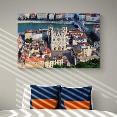 Tablou Canvas - Catedrala Saint Jean Lion Franta