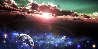 Tablou decorativ - Cer cu Nori din Univers