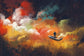 Tablou canvas - Cu barca pe oceanul Universului - Cameradevis.ro