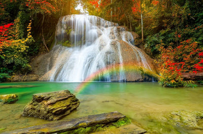 Tablou decorativ - Curcubeu cu Cascada