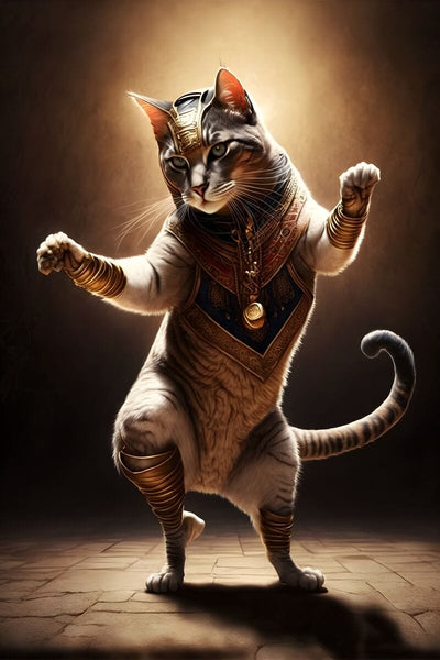 Tablou decorativ - Dancing Cat