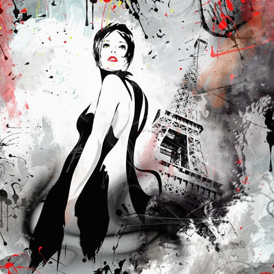 Tablou decorativ - Doamna de Tour Eiffel