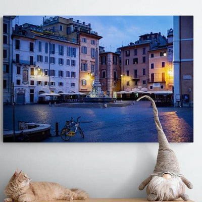 Tablou Canvas - Fantana cu obelisc Italia