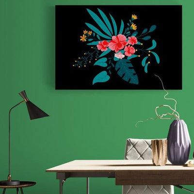 Tablou canvas - Floare-albastra