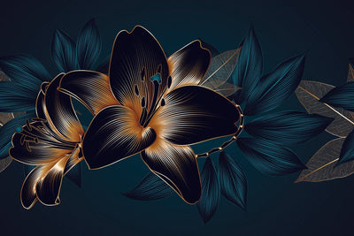 Tablou decorativ - Floare Amaryllis Abstracta