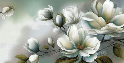 Tablou decorativ - Flori Albe