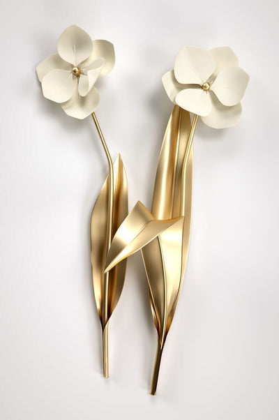 Tablou decorativ - Eleganta Floricele Gold