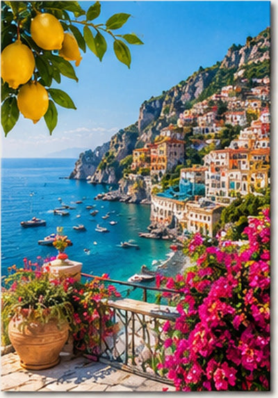 Tablou decorativ - Amalfi, Rasfatul verii