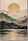 Tablou decorativ - Apus minimalist - Zibo.ro