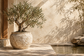 Tablou decorativ - Arborele de Jad in Ghiveci