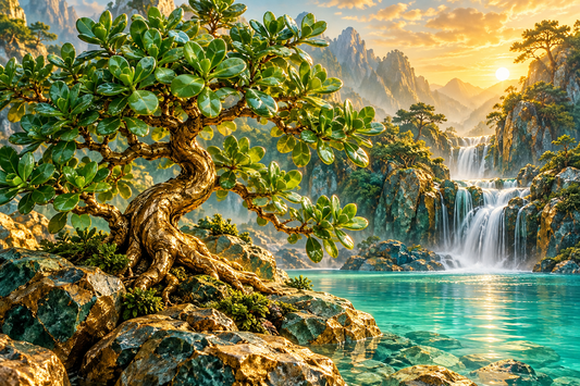 Tablou decorativ - Arborele de Jad la Cascada