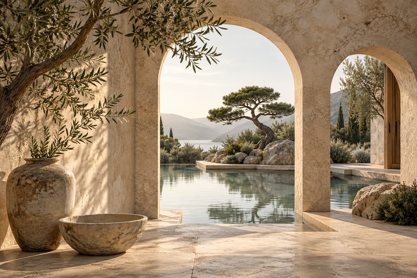 Tablou decorativ - Arcade spre Lacul de Jad