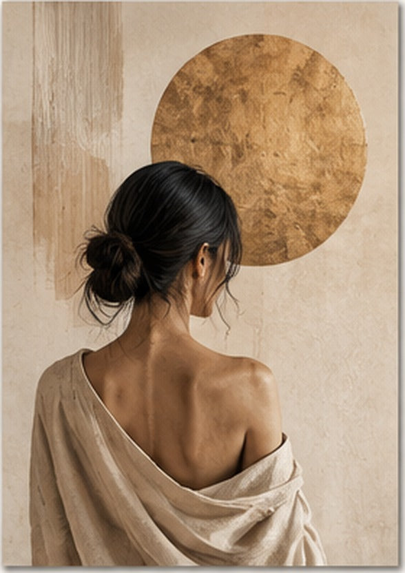 Tablou decorativ - Armonie in auriu