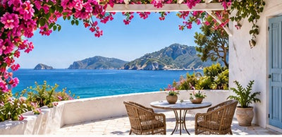 Tablou decorativ - Balcon inflorit