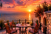 Tablou decorativ - Cafeneaua de la Mare