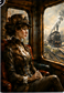 Tablou decorativ Calatoarea din Tren