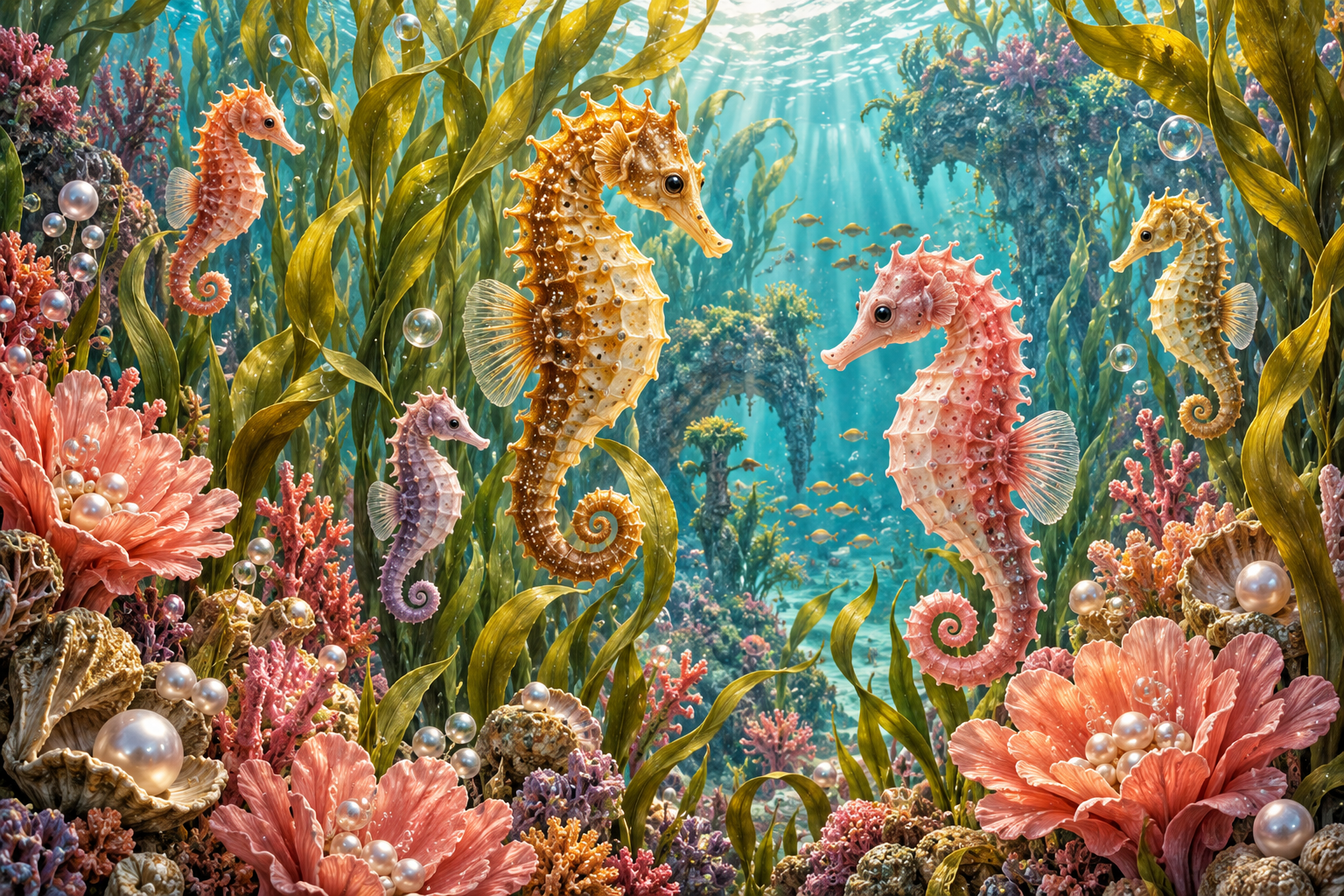 Tablou decorativ - Calutii de Mare