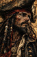 Tablou decorativ - Capitanul cu bandana rosie