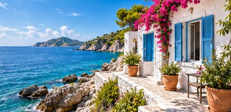 Tablou decorativ - Casa cu obloane