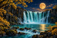 Tablou decorativ - Cascada Lunara