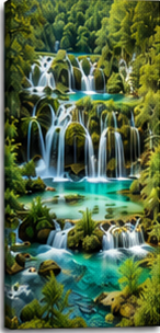 Tablou decorativ Cascade Plitvice