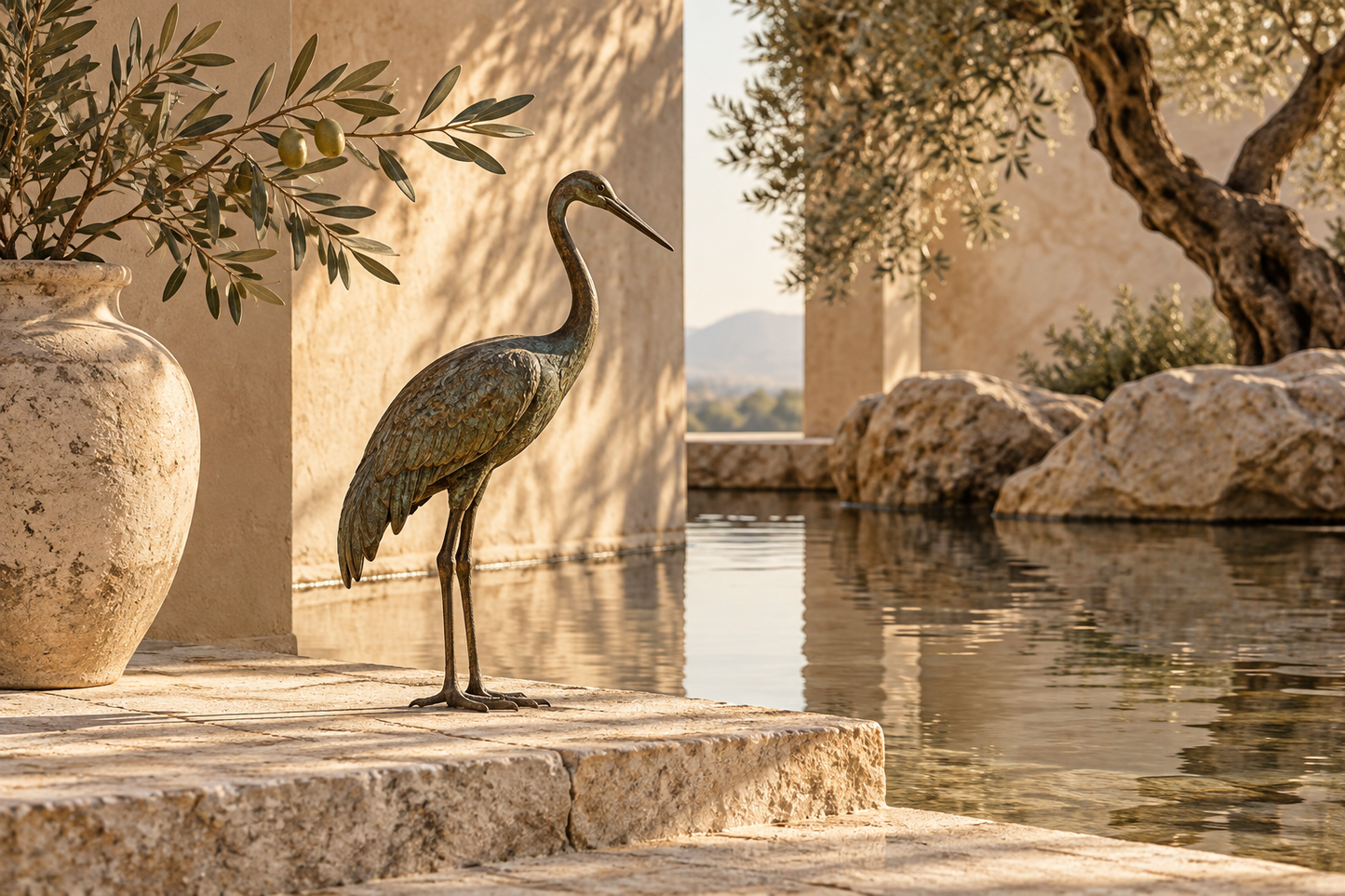 Tablou decorativ - Cocor de Bronz langa Apa