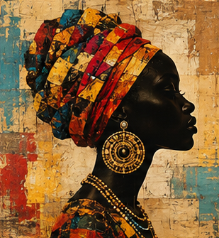 Tablou decorativ Culorile Africii