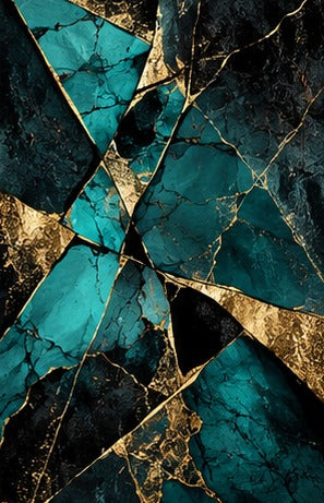 Tablou decorativ - Diamant de marmura neagra