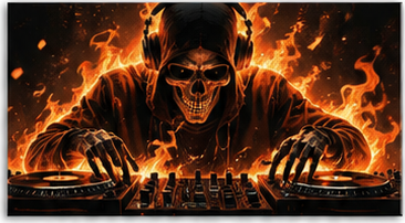 Tablou decorativ - DJ-ul Flăcărilor