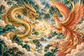 Tablou decorativ - Dragonul si Phoenixul