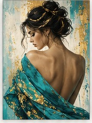 Tablou decorativ - Eleganta turcoaz