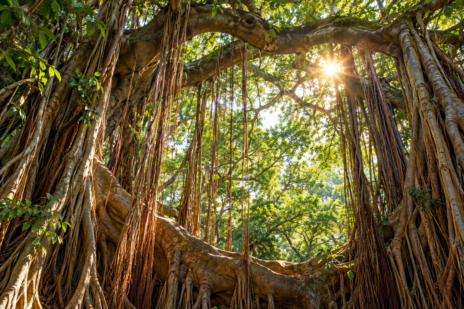 Tablou decorativ - Fereastra din Radacinile de Banyan