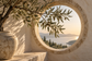 Tablou decorativ - Fereastra Rotunda cu Maslin