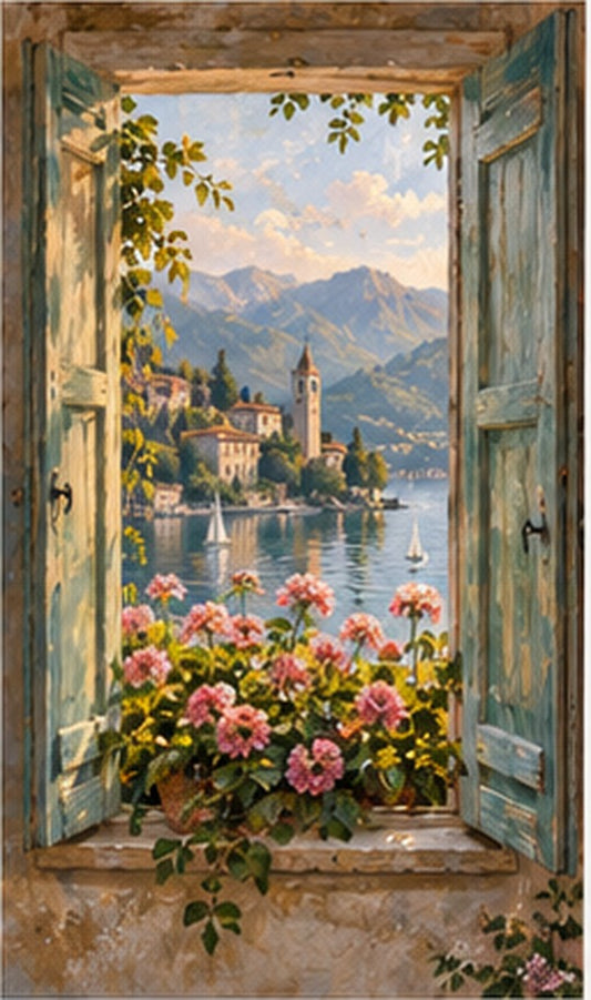 Tablou decorativ - Fereastra spre lac - Zibo.ro