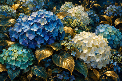 Tablou decorativ - Hortensii Azur