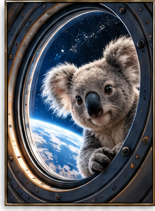 Tablou decorativ - Koala la Hubloul Navetei