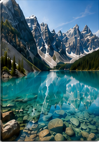 Tablou decorativ - Lac Glaciar Limpede